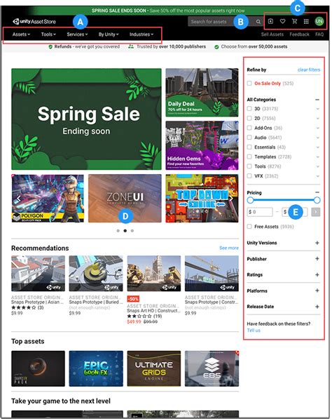 unity asset store|Purchase or download a package from the Asset Store .